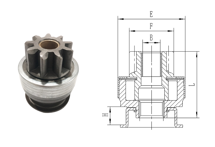 GL0227 STARTER DRIVE