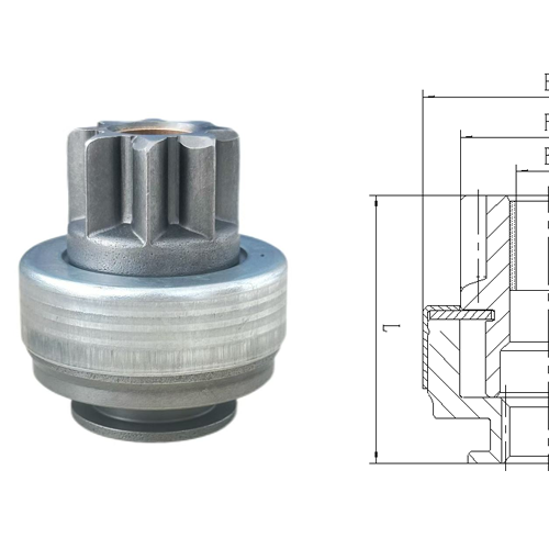 GL0252 STARTER DRIVE M122