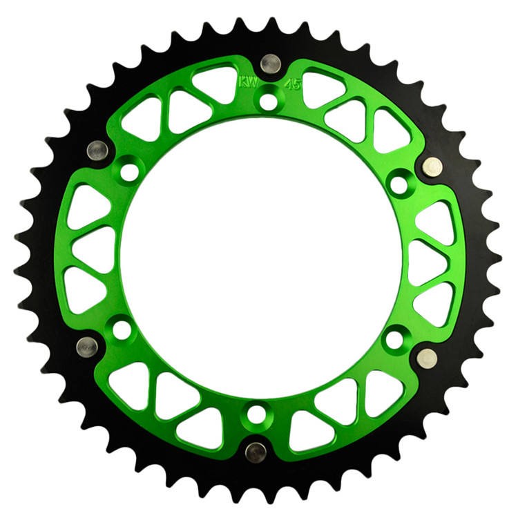 45T Rear Motorcycle Chain Sprocket for KAWASAKI KX125 KX250 KX500 KX 125 250 500