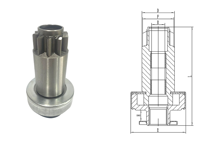 GL0273 STARTER DRIVE