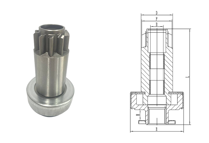 GL0274 STARTER DRIVE