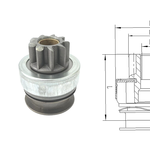GL0275 STARTER DRIVE QDJ1248-256