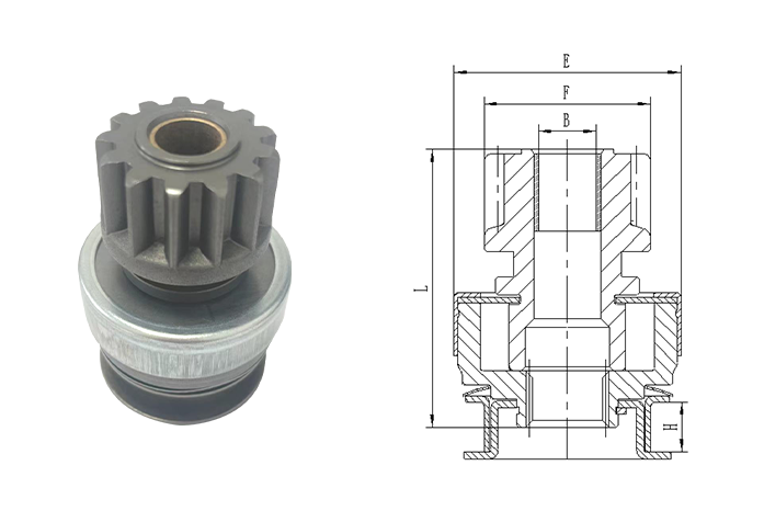 GL0276 STARTER DRIVE