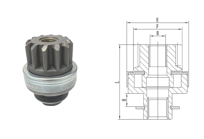 GL0277 STARTER DRIVE