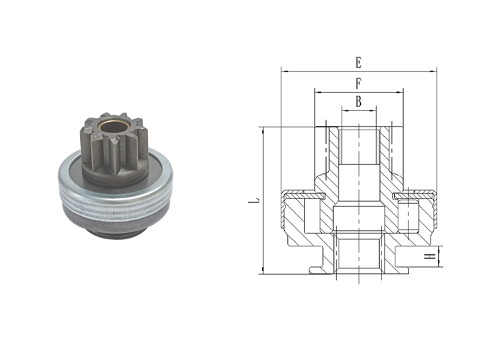 GL0278 STARTER DRIVE