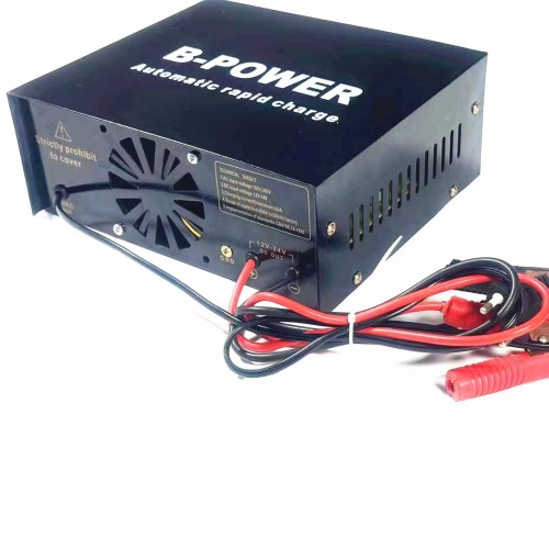 125W 12V 24V / 10A Smart Battery Charger for Lead-Acid Batteries