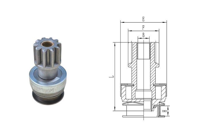 GL0281 STARTER DRIVE