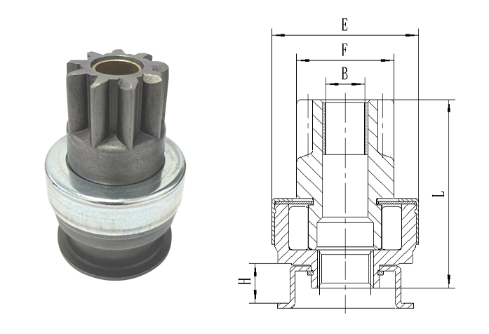 GL0283 STARTER DRIVE