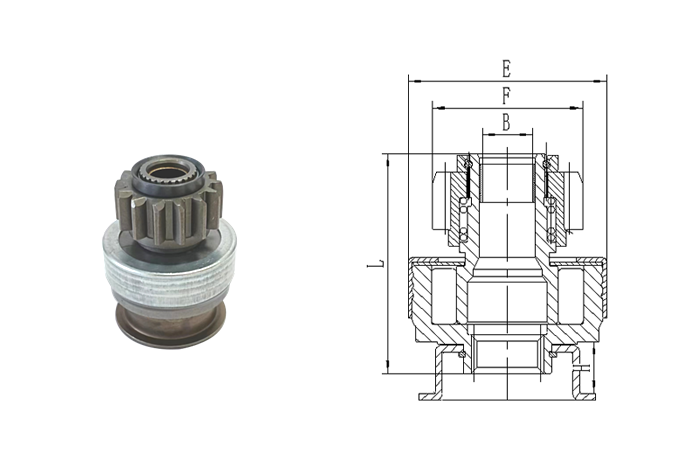 GL0284 STARTER DRIVE