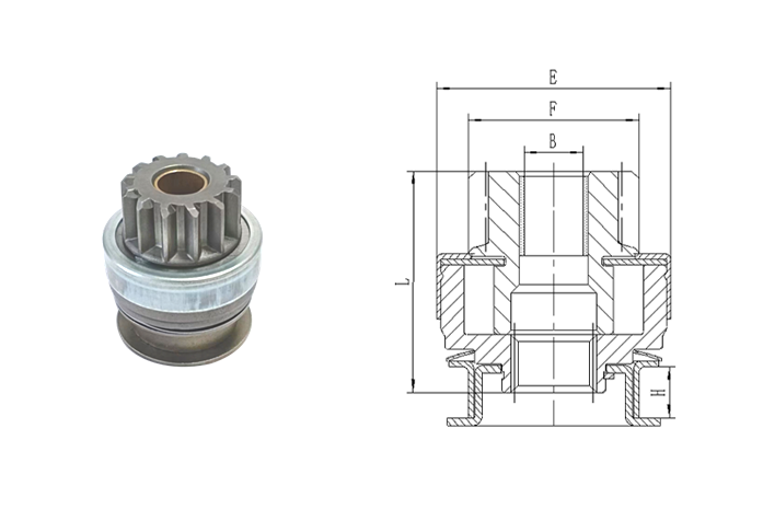 GL0285 STARTER DRIVE
