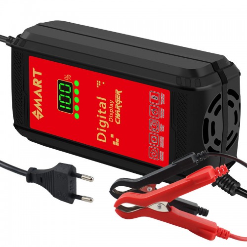 12V Motorcycle Pulse Repair Lead-Acid Battery Charger 12V 8A LCDpicture4