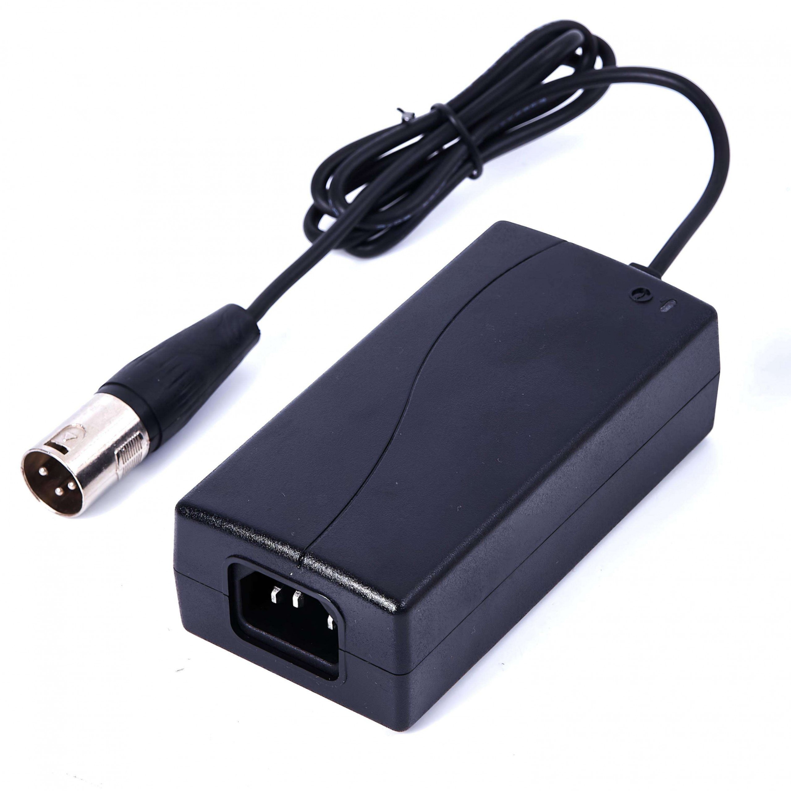 60W Lithium-Ion Battery Charger for Motorcycles and Scooters 12.6V/3A