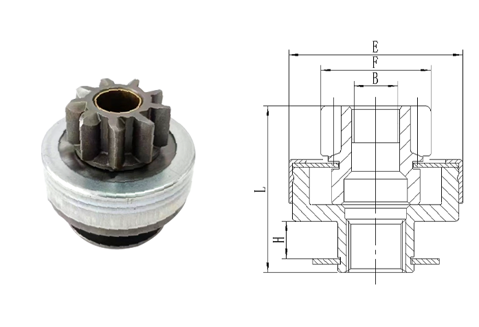 GL0312 STARTER DRIVE
