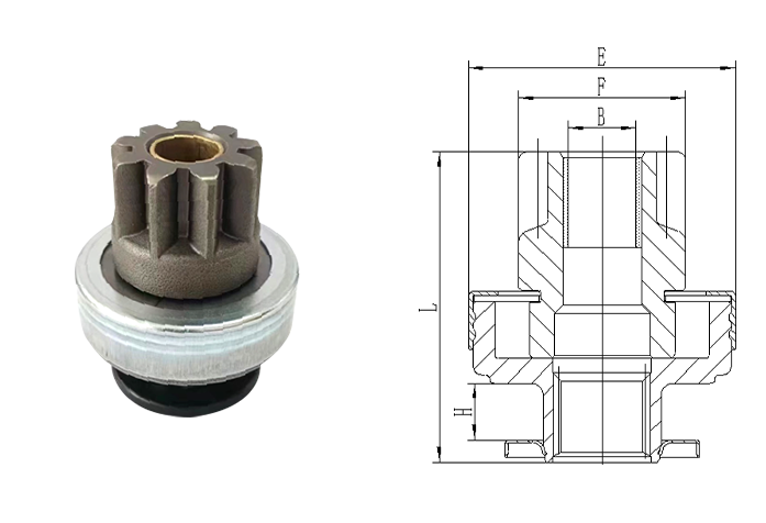 GL0313 STARTER DRIVE
