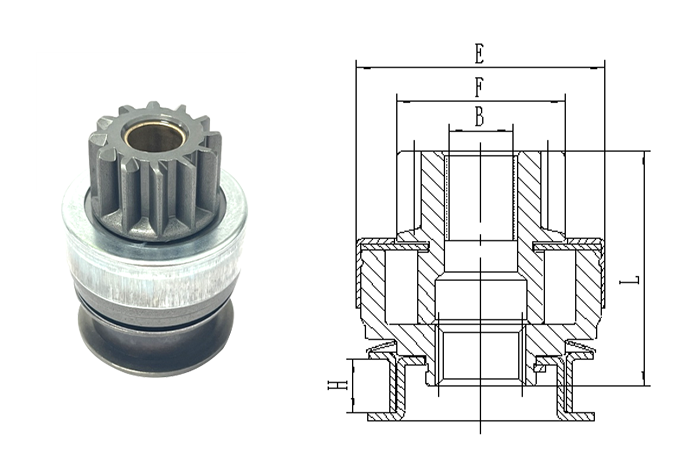 GL0314 STARTER DRIVE