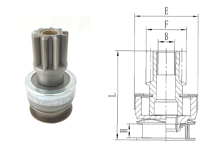 GL0315 STARTER DRIVE