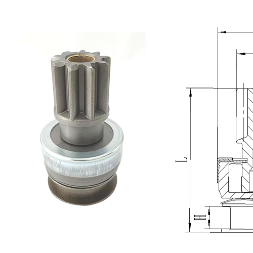 GL0315 STARTER DRIVE Rotation CW