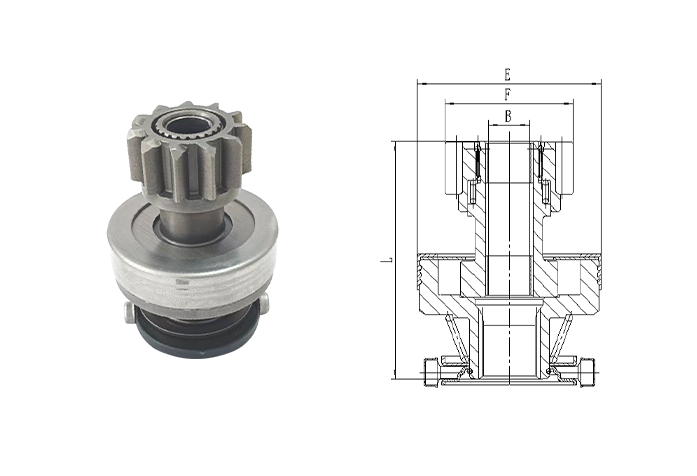 GL0317 STARTER DRIVE