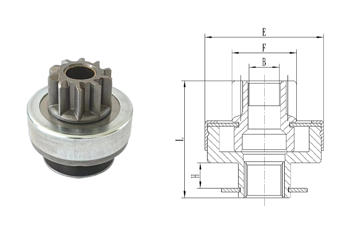 GL0318 STARTER DRIVE
