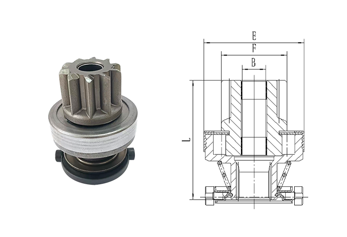 GL0320 STARTER DRIVE