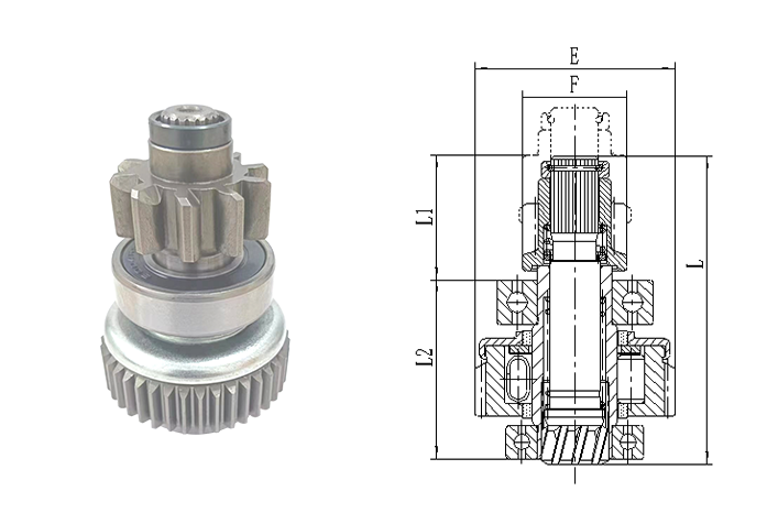 GL0325 STARTER DRIVE