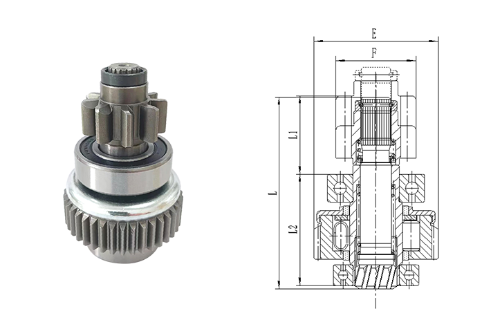 GL0326 STARTER DRIVE