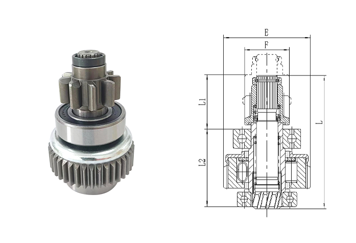 GL0327 STARTER DRIVE