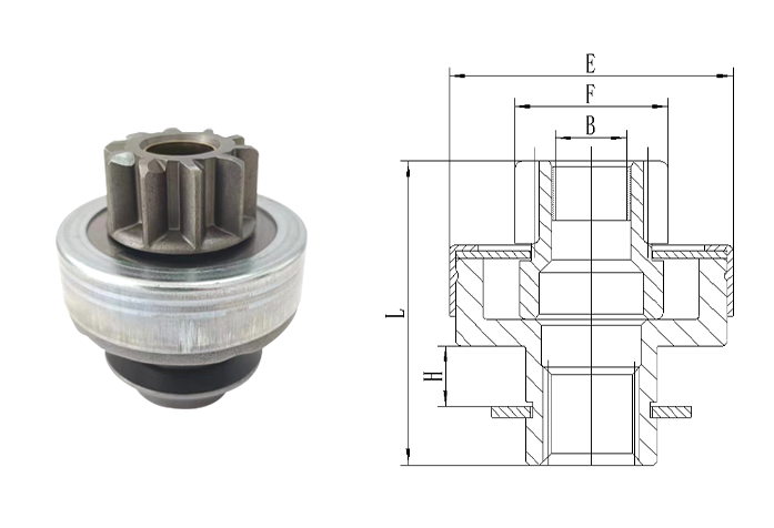 GL0329 STARTER DRIVE