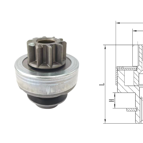 GL0329 STARTER DRIVE D6RA32
