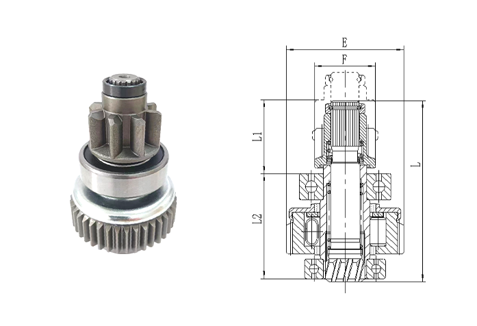 GL0332 STARTER DRIVE