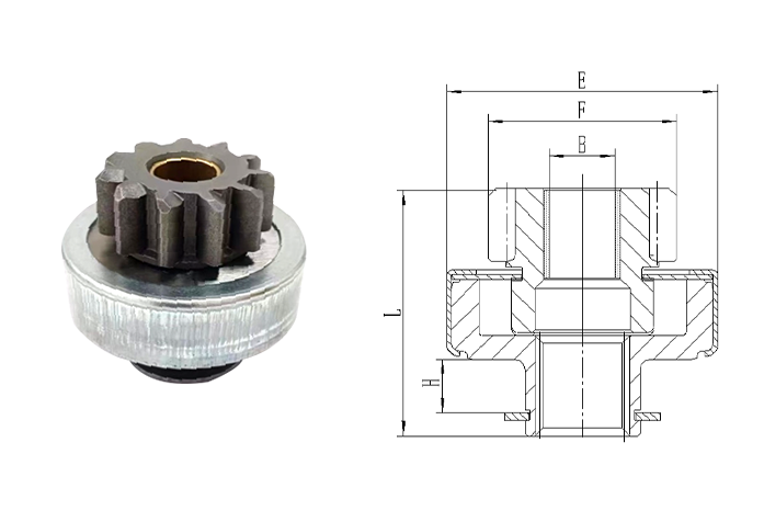 GL0334 STARTER DRIVE