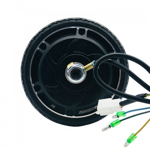 6.5-inch brushless gearless hub motor with solid tires, 36V 250Wpicture3