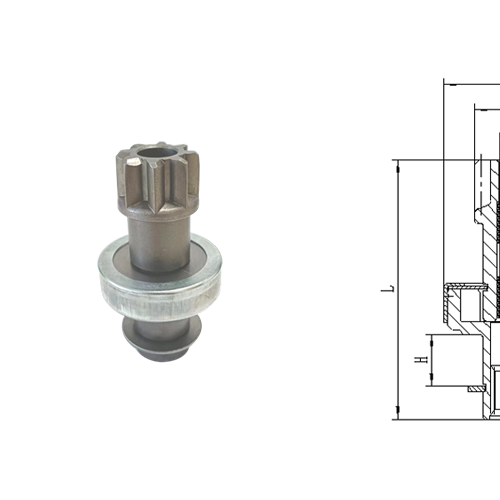 GL0375 STARTER DRIVE, Clutch 46.8, 8T, CW