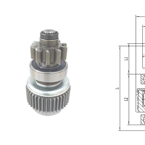 GL0376 STARTER DRIVE For CW 8-Tooth 10-Spline (46.8/28.35/12.5/82/16)