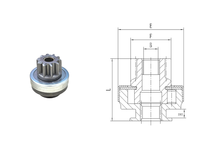 GL0386 STARTER DRIVE