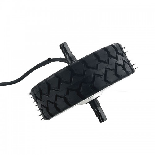 7-inch 48V 350W Dual-Axis DC Brushless Hub Motor with Threaded Flat Tirepicture3