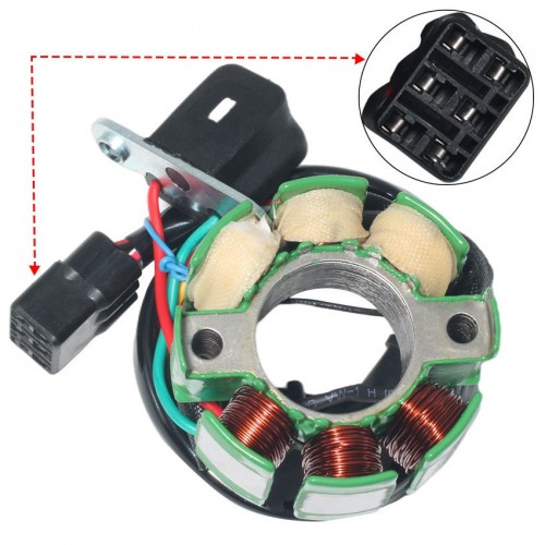 Motorcycle Stator Coil Magneto Engine Stator Rotor Coil for Suzuki RMZ250 RM-Z250 32101-10H00picture4