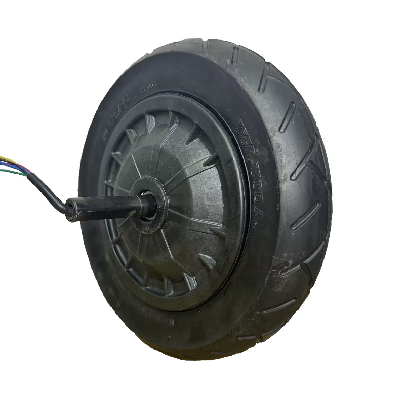 10-inch diameter, 255mm tire width, 54mm single-sided hub motor