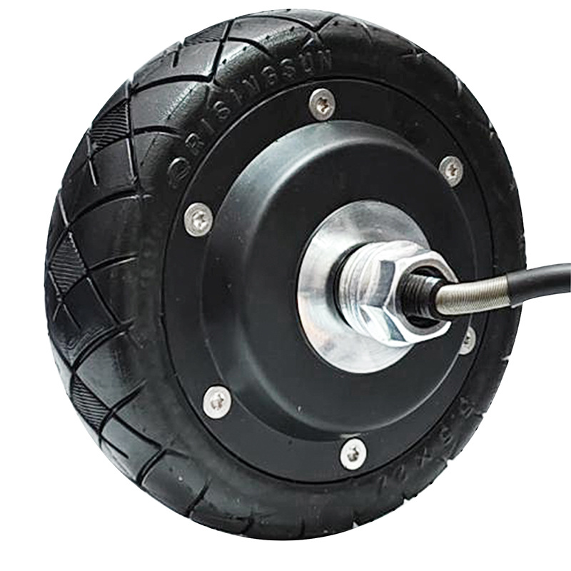 5.5-inch DC brushless hub motor with single-sided shaft