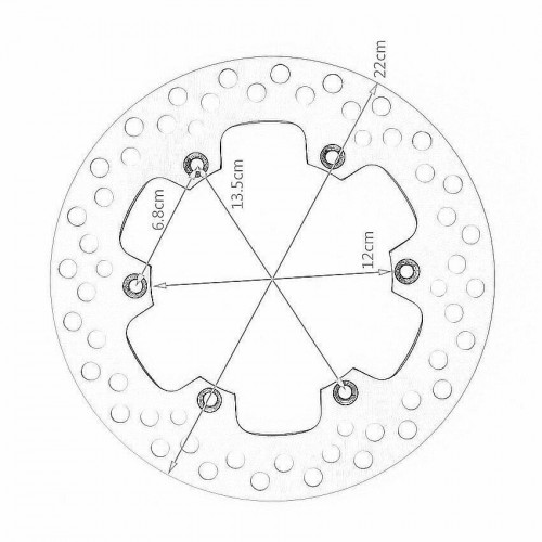 Motorcycle Brake Rotor Disc for Suzuki Brake Disc for Suzuki DR-Z400 SEY/EY/Y/SEK1/EK1/K1/SK2/EK2/K2/SK3/EK3/K3/K4/SK4/EK4/SK5picture2