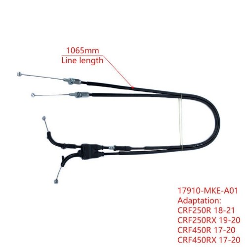 Motorcycle Dirt Bike CRF250R CRF450R Throttle Cable TH05 for HONDA CRF 250 450 17910-MKE-A71picture3