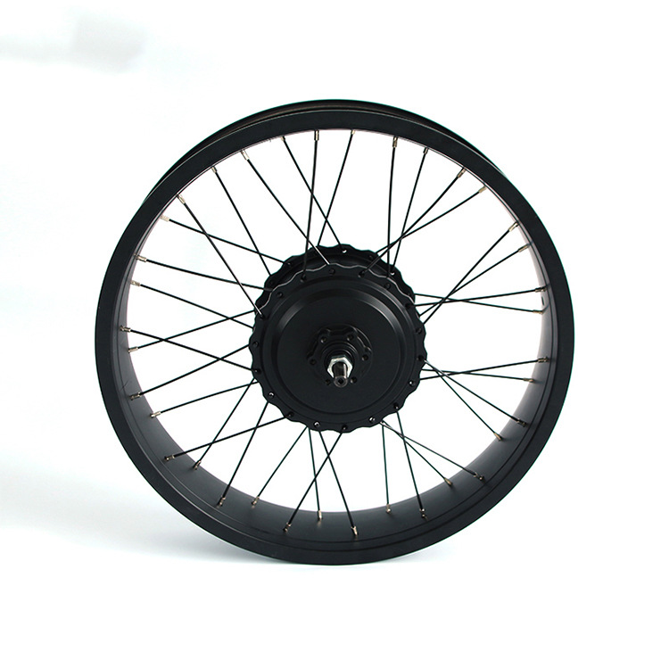 48V 350W High-Power DC Hub Motor for Bicycles with Brushless Reduction