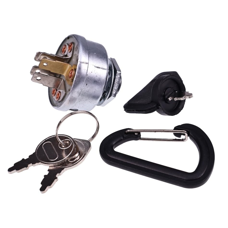 Ignition Key Switch AM119111 with John Deere STX38 STX46 Scotts Sabre S1642 S1742 S2046 S2546 1438 1542 15.542 1538 1435