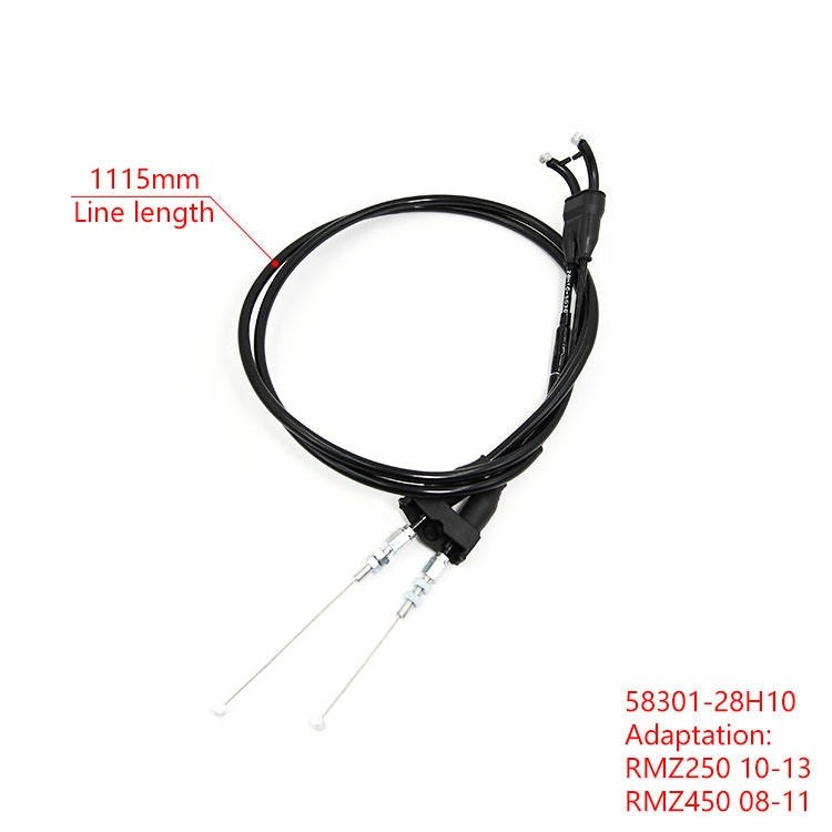Motorcycle RMZ 250 450 RMZ250 RMZ450 Throttle Cable Line Throttle Wire for SUZUKI Dirt Bike