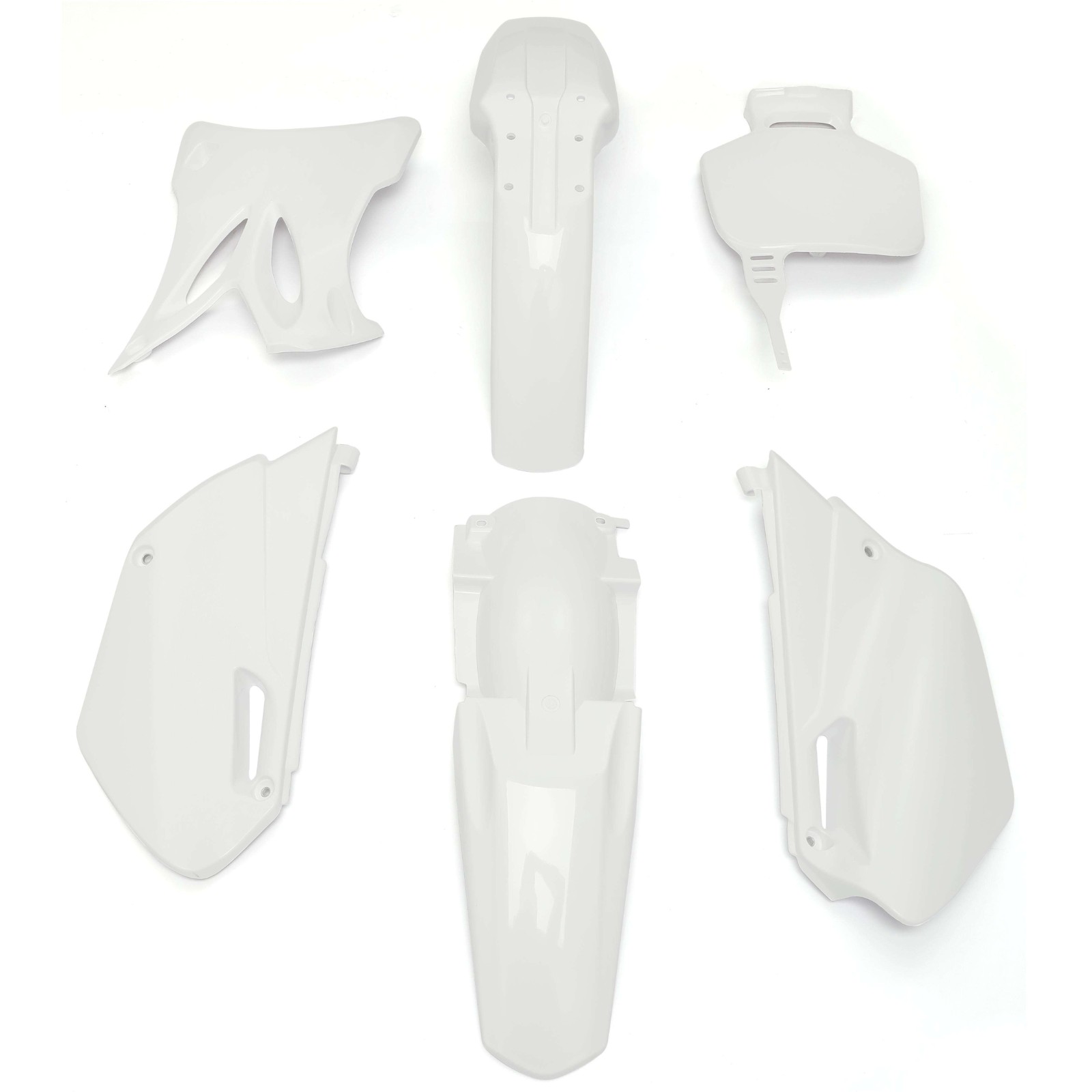 Plastics Kit White Fender Body Cover Fairing for Yamaha YZ85 2002-2014