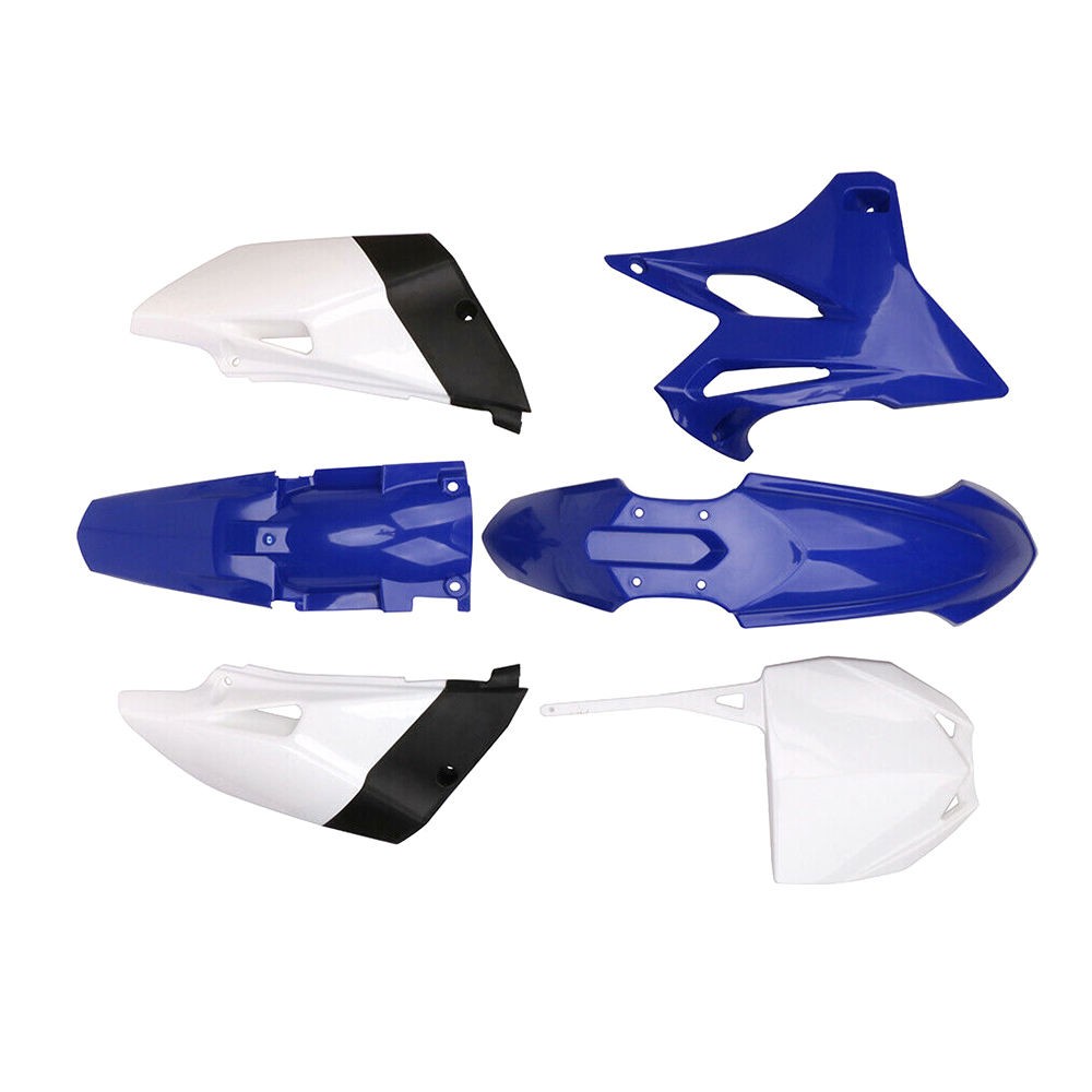 Motorcycle 6 PCS Complete Body Plastics Kits Fairing Covers for Yamaha YZ85 2015-2018