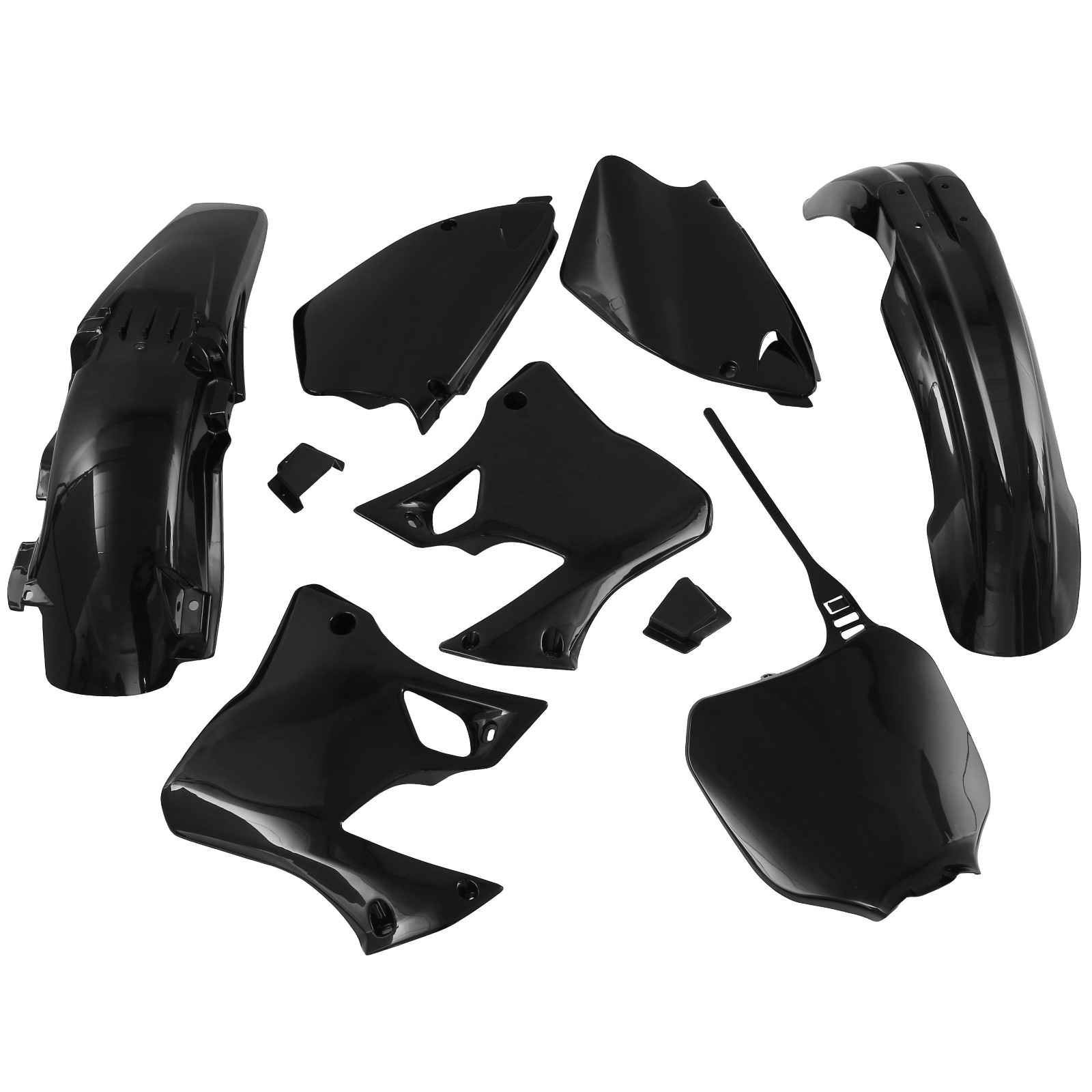 Black Restyle Plastic Fairing Body Kit for 96- 01 Yamaha YZ125 YZ250