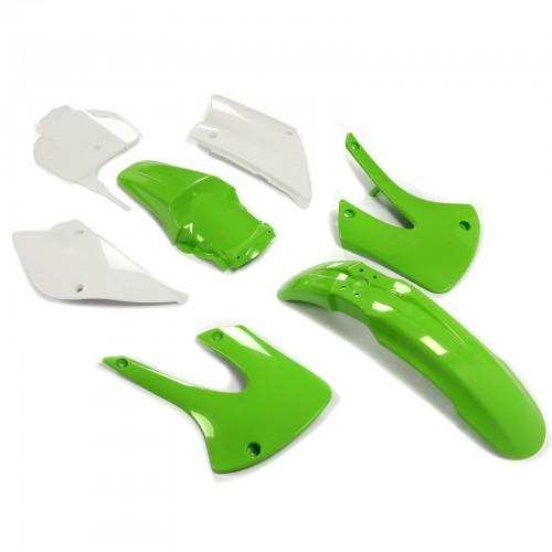 Green/White Restyled Plastics Body Kit for Kawasaki KX100 KX85 2001-2013picture4
