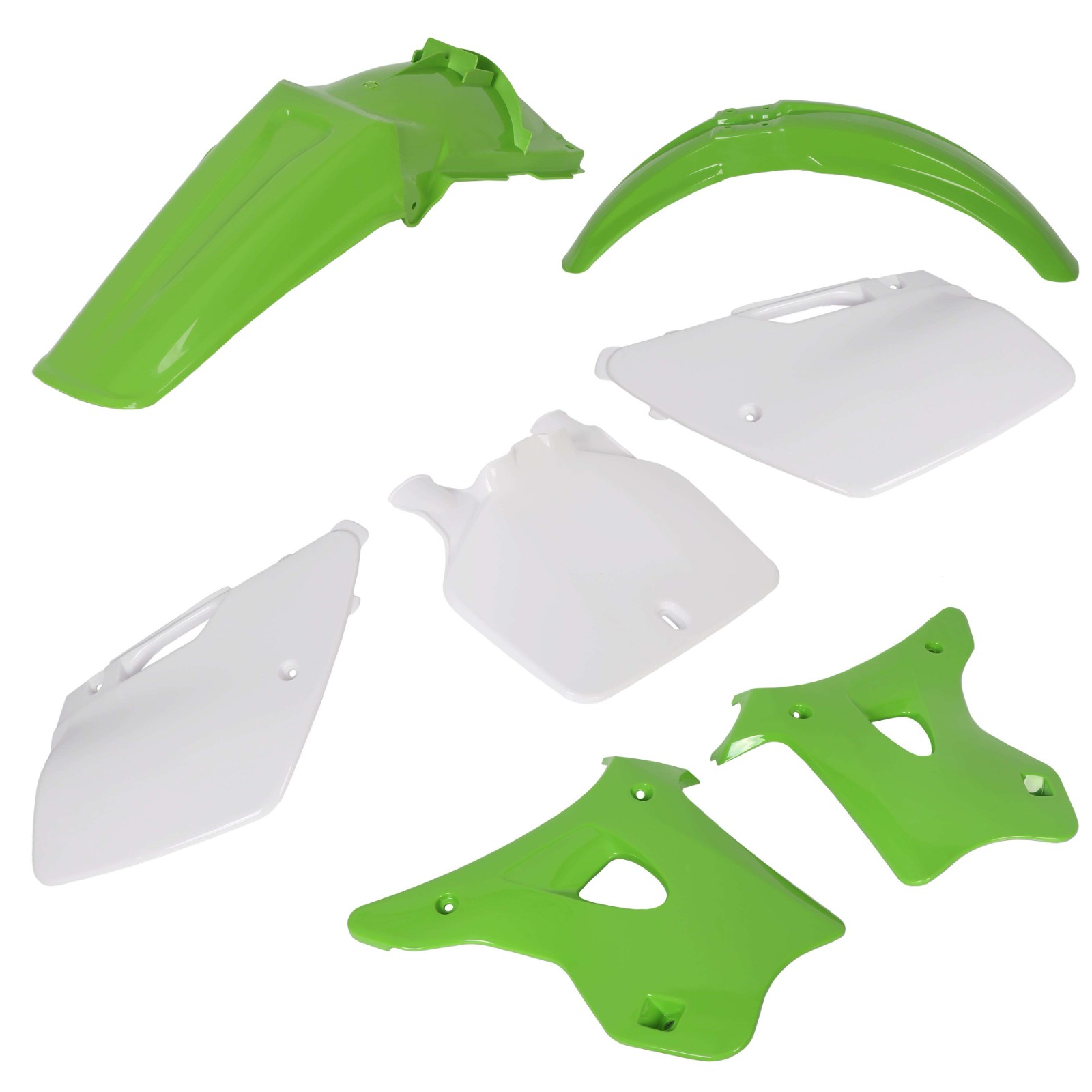 7Pcs Plastics Kit Fairing Bodywork Set for Kawasaki KX125 KX250 1994-1998