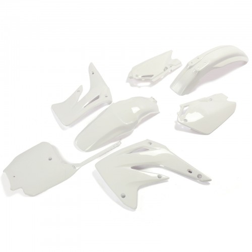 White Plastic Kit Bodywork Kit Fairing for Honda CR85R CR85RB 03-07picture2
